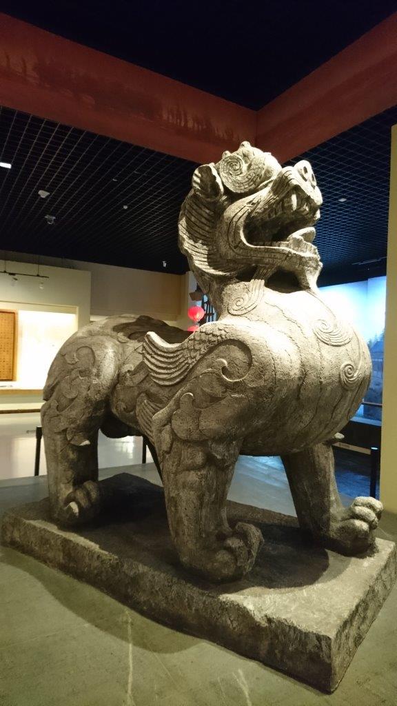 Beeld in Changzhou museum in China