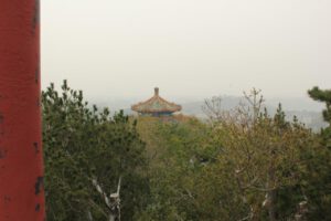 Bezoek tijdens een reis van 2 weken door China het Jingshang park