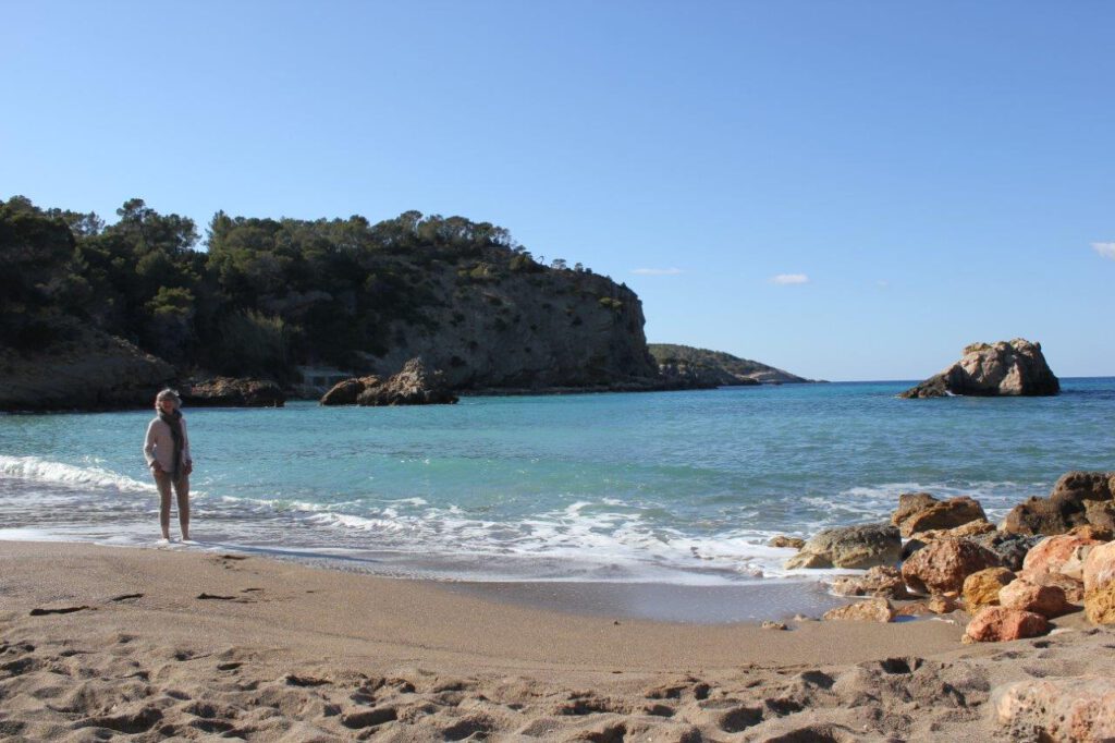 Pootje baden tijdens een reis naar Ibiza