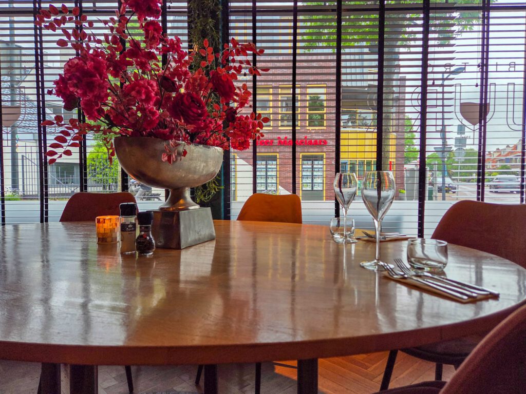 Tips voor Castricum restaurant Bistro by Jurr tafel
