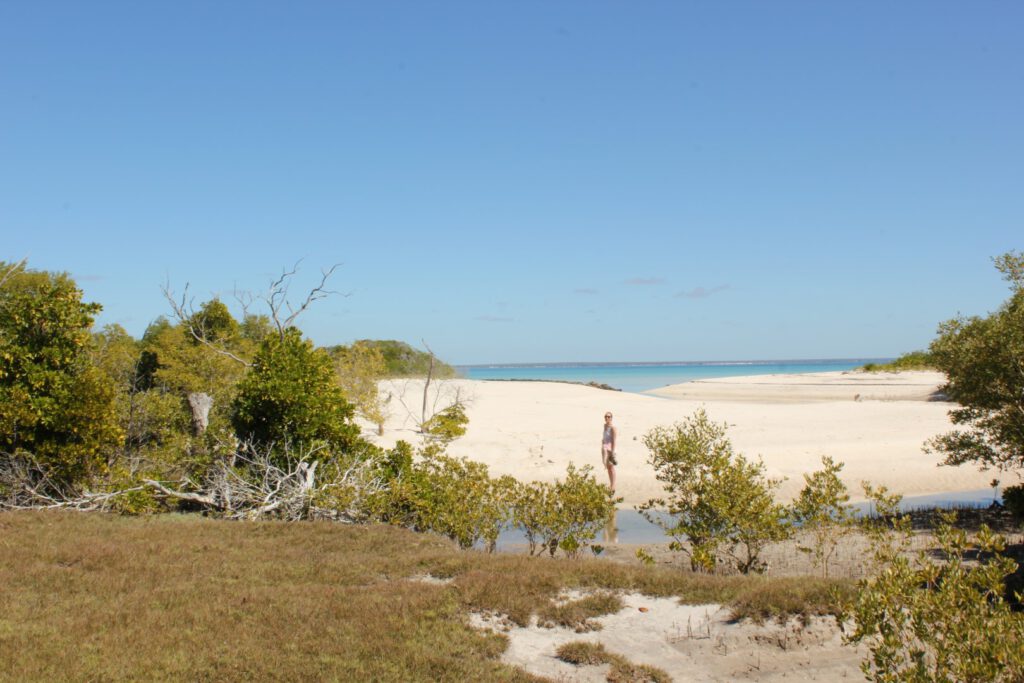 strand van Paradise Island Mozambique