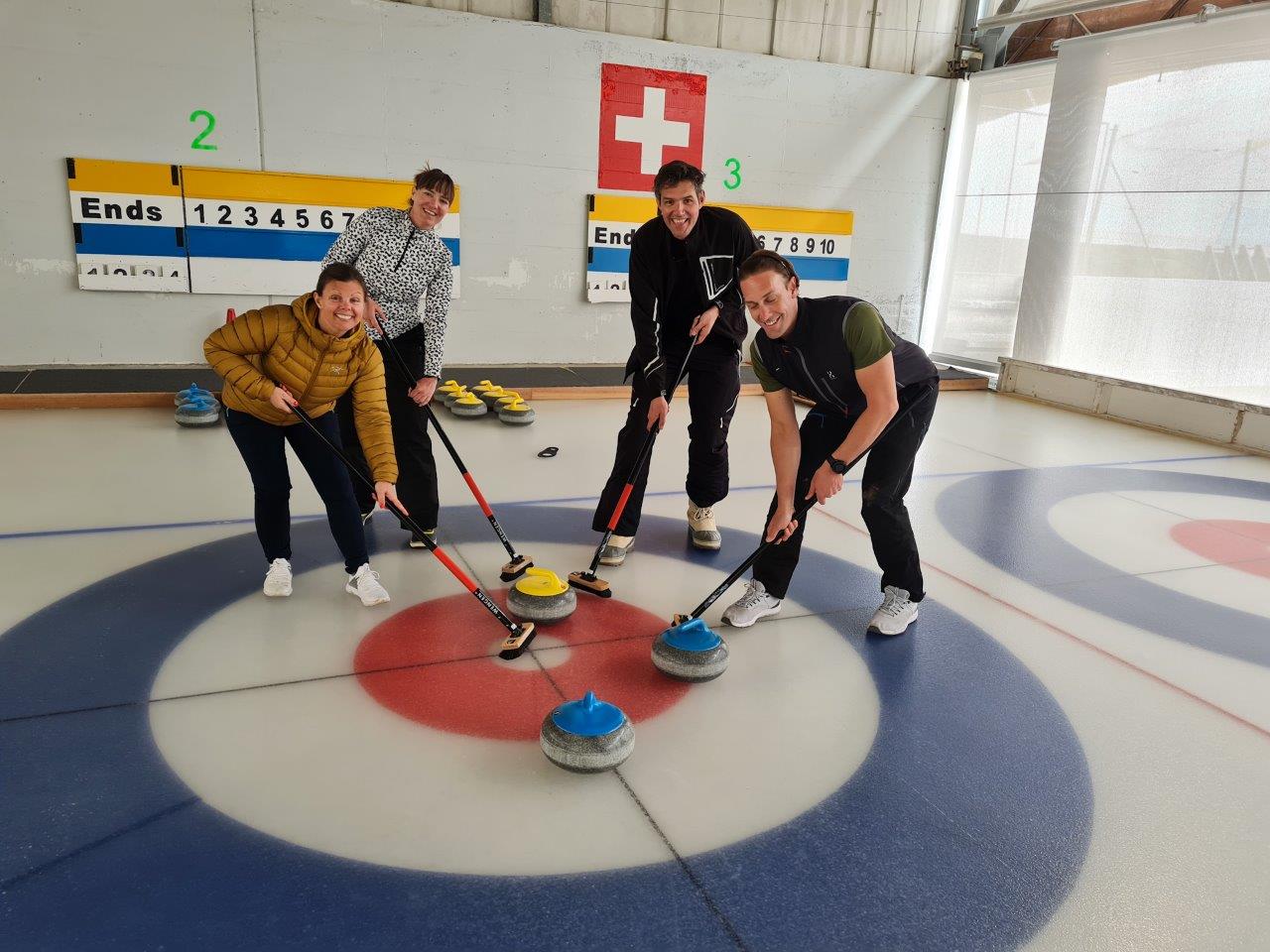 Curling workshop in skigebied Jungfrau Region