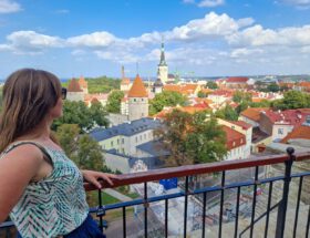 Uitzicht op de bezienswaardigheden van Tallinn