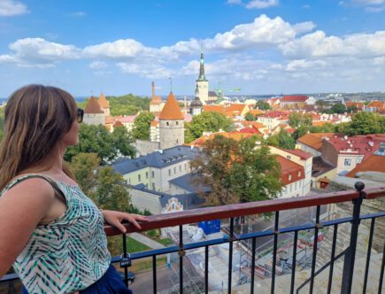 Uitzicht op de bezienswaardigheden van Tallinn