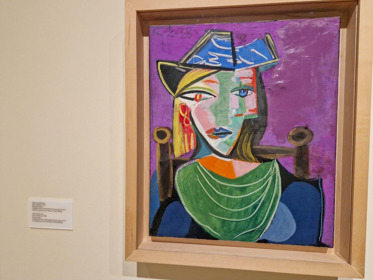 Schilderij van Picasso in Malaga