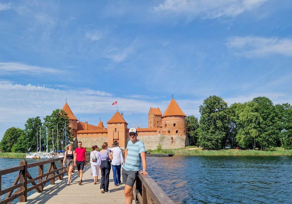 Beroemdste bezienswaardigheid van Litouwen het kasteeleiland Trakai