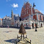 Bezienswaardigheid in Riga Blackheads Gildehuis waar de kerstboom vandaan komt
