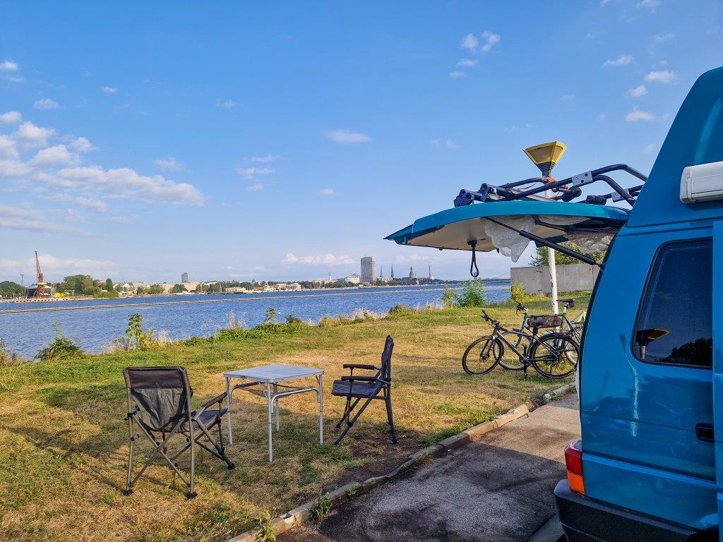 Camperplaats Camping & Yachts in Riga Letland