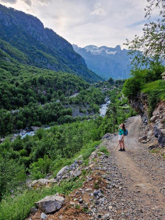 Wandelen bij Theth in Albanië in de Balkan