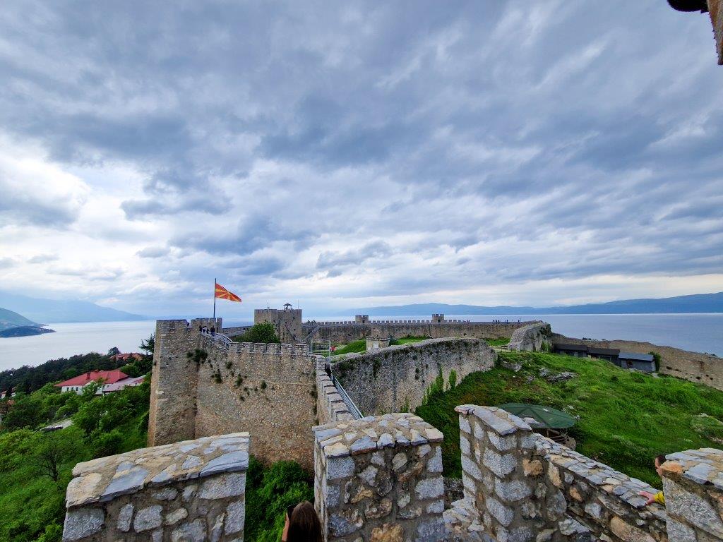 Kasteel van Ohrid bezienswaardigheid Noord-Macedonië