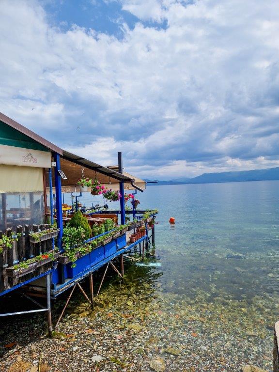 Restaurant bij Radozda aan het meer van Ohrid