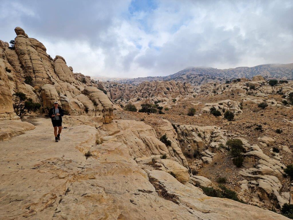 Nawatef Trail hike Jordanië Dana Ecoreserve