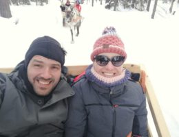 Rendierslee in Levi Lapland Finland vakantie