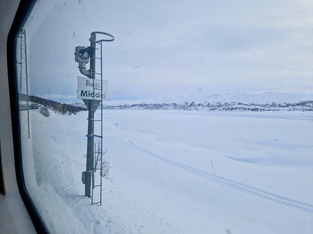 Bergensbanen trein tussen Bergen en Geilo Noorwegen