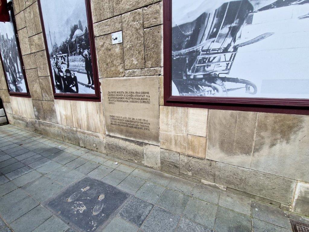 Sarajevo memorial doodschieten Franz Ferdinand eerste Wereldoorlog