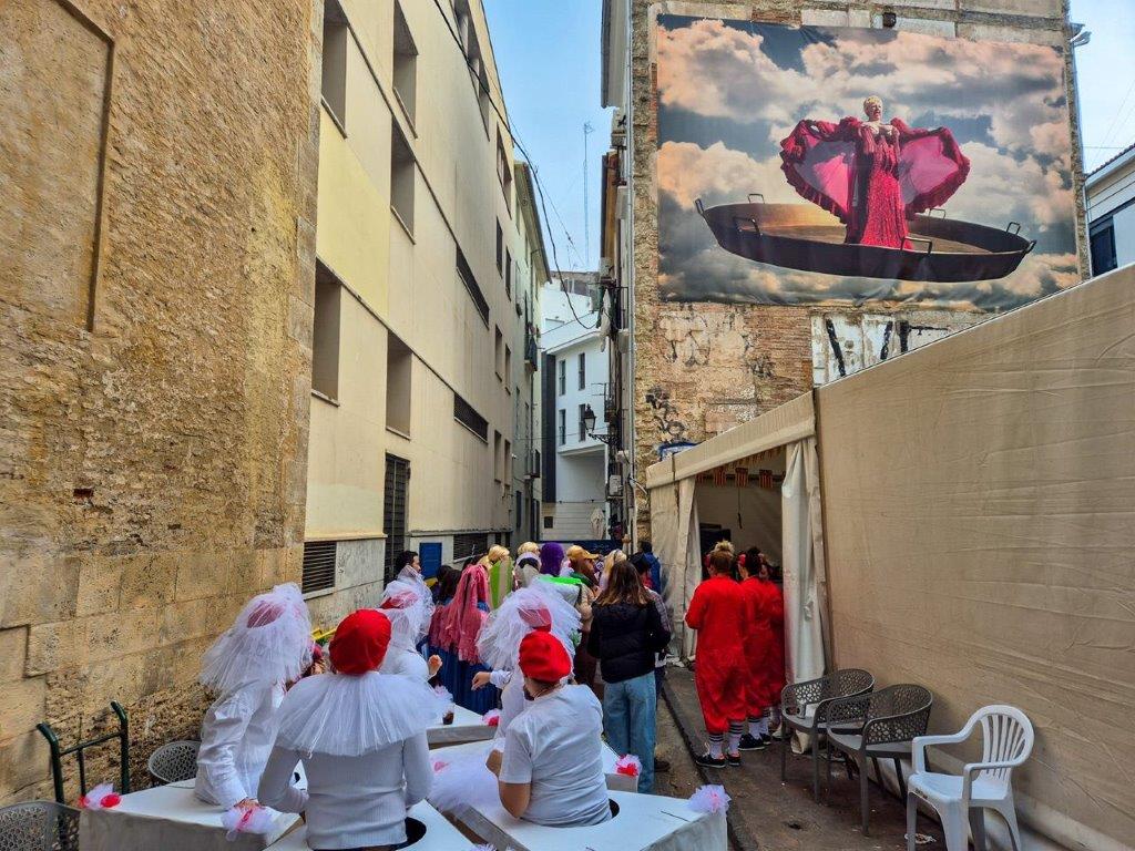 Lokale folklore tijdens het Fallas-festival