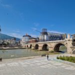 Stenen brug 15e eeuw Skopje aanraders Noord-Macedonië