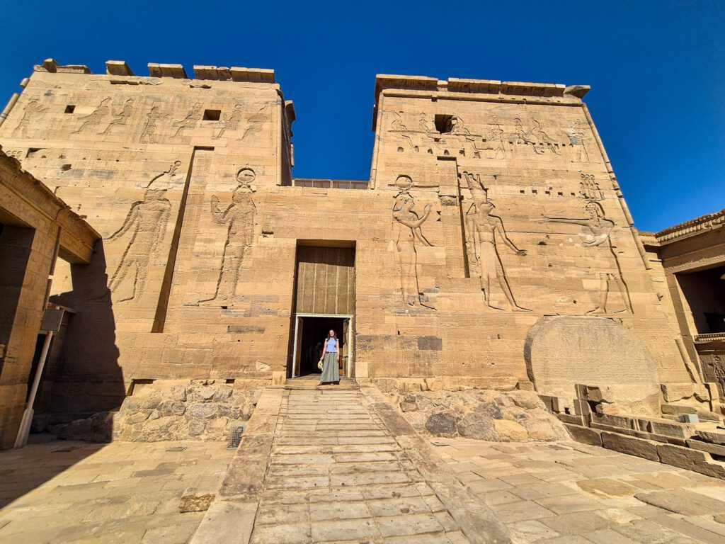 Philea tempel in Aswan tijdens een rondreis door Egypte