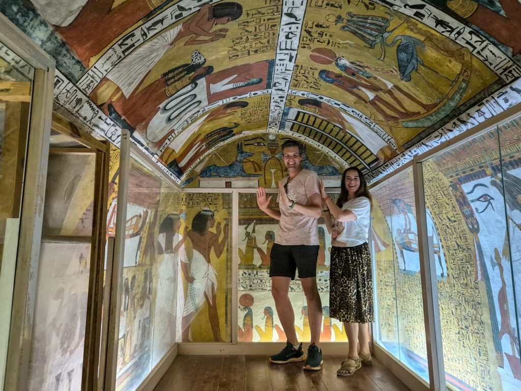 Tombe van de werklieden in Medina al Deir Luxor Egypte