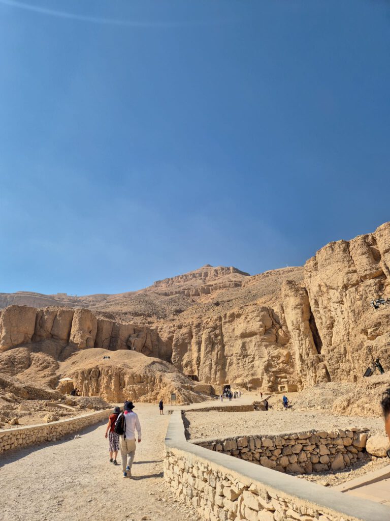 Vallei der Koningen tijdens een rondreis in Egypte